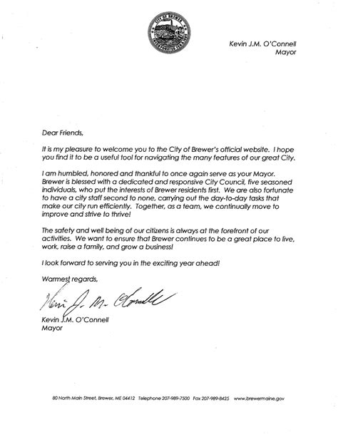How Do You Write a Formal Letter to the Mayor: Your .